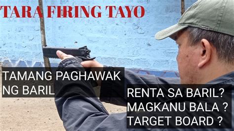 Basyo ng bala ng baril in English with examples .